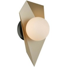 Επίτοιχο Φωτιστικό απλίκα μονόφωτη Polygon G9 σε χρώμα χρυσό | Aca | HL42591W28BG